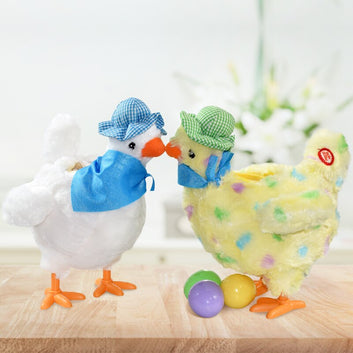 Plush chicken toy