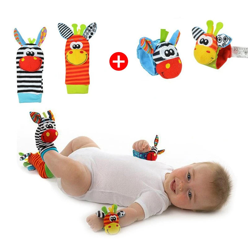 Cuddly Sensory Rattle Set