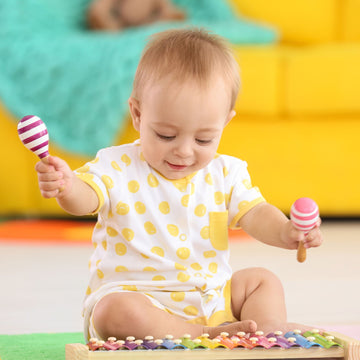 Music time  - playing with musical instruments