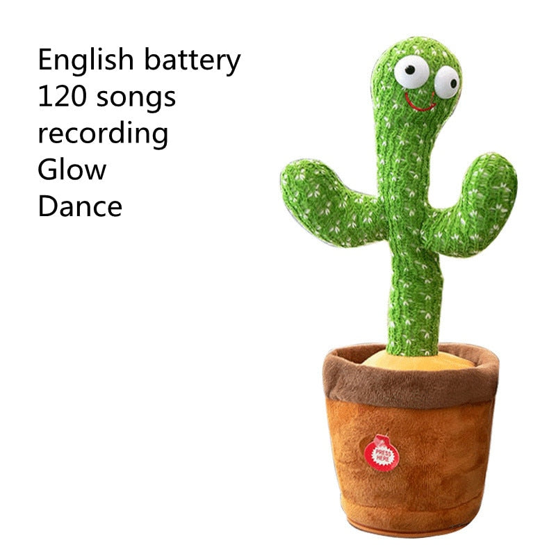 dancing cactus toy with batteries