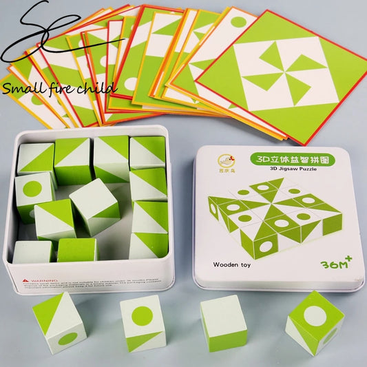 Geometry Puzzles Building Blocks